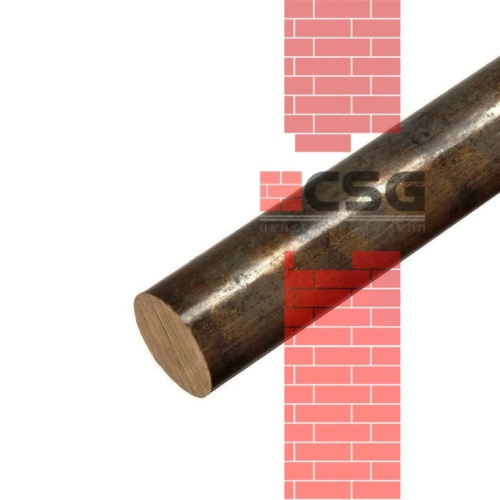 Круг бронзовый 85 прес, длина 3 м, марка БрАЖ9-4