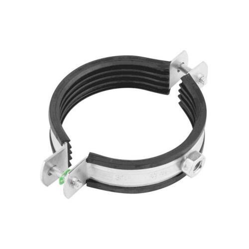 Хомут трубный сталь оц с резин прокладк 3" (Дн 87-94) ±2мм М10 б/к BILTI арт.1219621