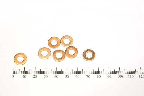 Шайба медная 6х12х1.0