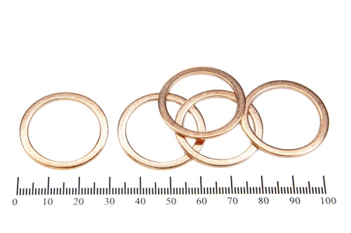 Шайба медная 24х30х1.0