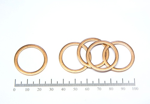 Шайба медная 20х27х1.0