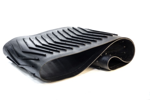 Ремень плоский для зернометателя 600х4х2560  угловое ребро шир. ребра 225мм