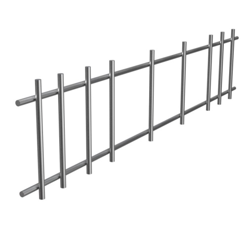 Плоский арматурный каркас, контактная сварка К1-Кт,  А500С карта 100х400 мм