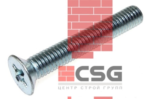 Винт с полусферической головкой 4x60 оцинк. DIN 7985, тыс.шт (250шт)
