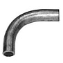 Отвод стальной гнутый двухрезьбовой оцинк Ду50 (Дн60х3,5) из труб по ГОСТ 3262-75 арт.1211386