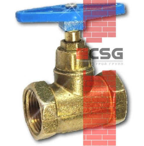 Клапан запорный латунь 15б3р Ду 32 Ру16 ВР прямой ТУ 206-3973235-01-93 Цветлит ZW20012, DN 32