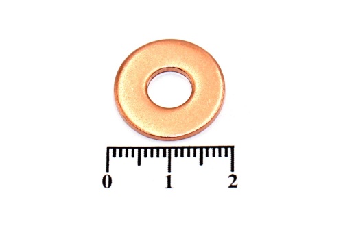 Шайба медная 7х18х1.5